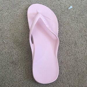 Pink archies sandals